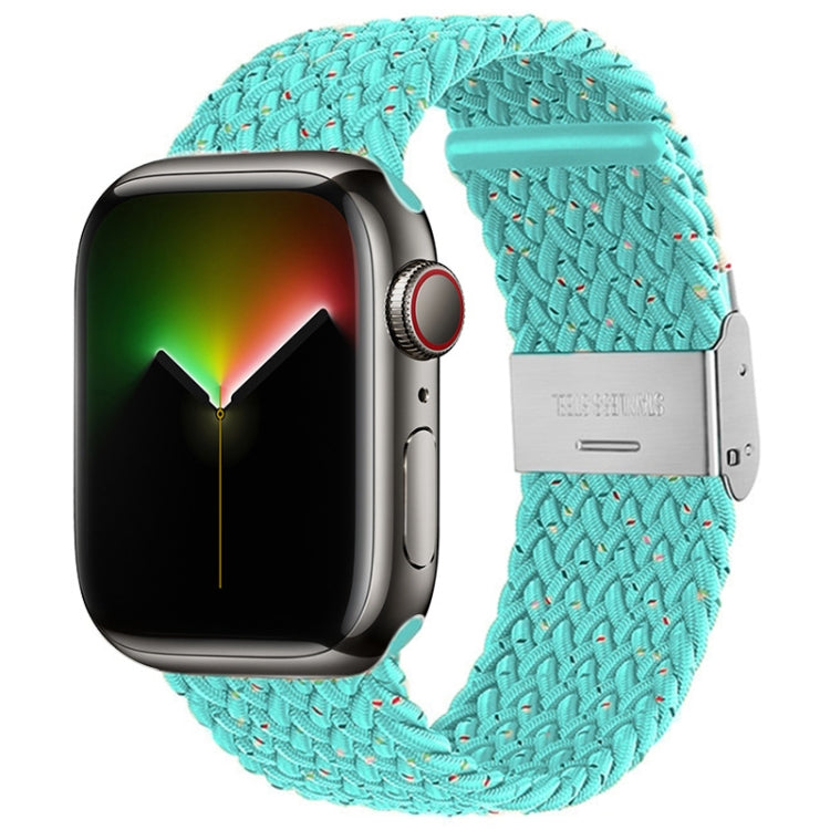 Bracelet en nylon tressé pour Apple Watch Series, 7 41mm / 6&SE&5&4 40mm / 3&2&1 38mm, 7 45mm / 6&SE&5&4 44mm / 3&2&1 42mm