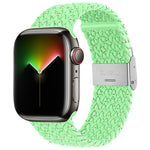 Bracelet en nylon tressé pour Apple Watch Series, 7 41mm / 6&SE&5&4 40mm / 3&2&1 38mm, 7 45mm / 6&SE&5&4 44mm / 3&2&1 42mm