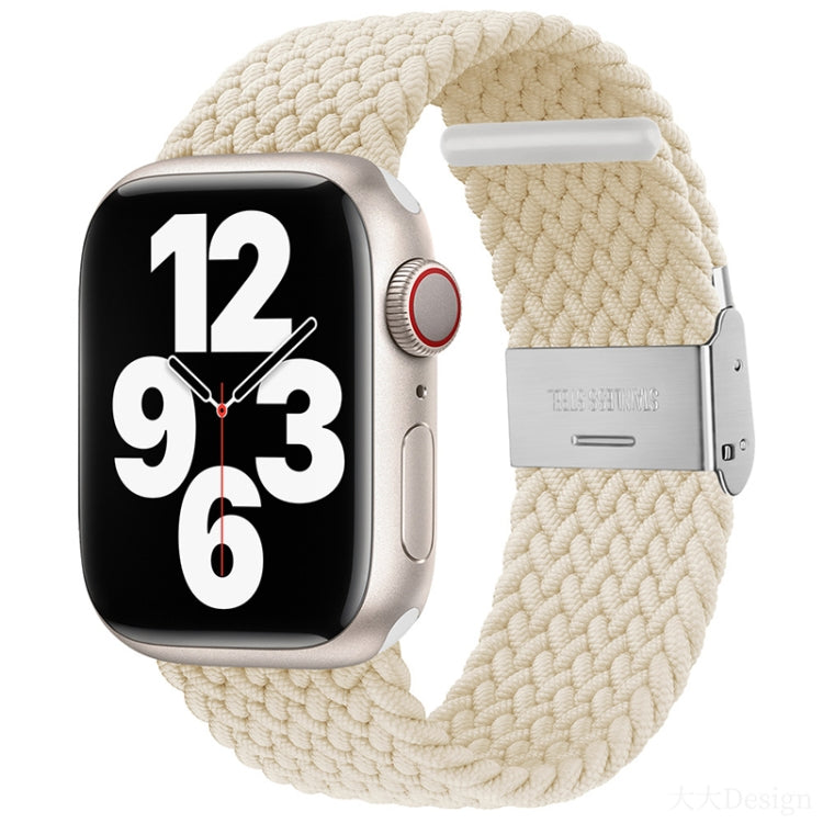 Bracelet en nylon tressé pour Apple Watch Series, 7 41mm / 6&SE&5&4 40mm / 3&2&1 38mm, 7 45mm / 6&SE&5&4 44mm / 3&2&1 42mm