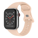 Bracelet de montre en silicone à boucle papillon, taille : L pour Apple Watch Series 7 41 mm / 6&SE&5&4 40 mm / 3&2&1 38 mm