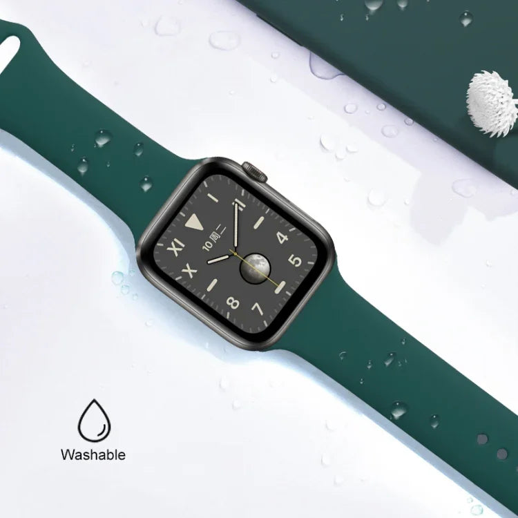 Bracelet de montre Mutural en silicone liquide, pour Apple Watch Series 7 41mm / 6 & SE & 5 & 4 40mm / 3 & 2 & 1 38mm, pour Apple Watch Ultra 49mm / Series 8&7 45mm / SE 2&6&SE&5&4 44mm / 3&2&1 42mm
