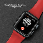Bracelet de montre Mutural en silicone liquide, pour Apple Watch Series 7 41mm / 6 & SE & 5 & 4 40mm / 3 & 2 & 1 38mm, pour Apple Watch Ultra 49mm / Series 8&7 45mm / SE 2&6&SE&5&4 44mm / 3&2&1 42mm