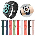 Bracelet de montre Mutural en silicone liquide, pour Apple Watch Series 7 41mm / 6 & SE & 5 & 4 40mm / 3 & 2 & 1 38mm, pour Apple Watch Ultra 49mm / Series 8&7 45mm / SE 2&6&SE&5&4 44mm / 3&2&1 42mm