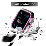 Coque de montre en PC bicolore plaquée pour Apple Watch Series, 3&2&1 38mm, 3&2&1 42mm