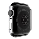 Coque de protection en diamant PC + verre trempé pour Apple Watch Series 3&2&1 38mm, 3&2&1 42mm