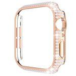 Boîtier de montre PC en diamant évidé pour Apple Watch Series, 3&2&1 38mm, 3&2&1 42mm