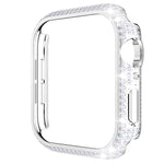 Boîtier de montre PC en diamant évidé pour Apple Watch Series, 3&2&1 38mm, 3&2&1 42mm