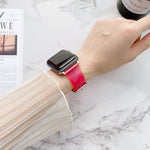 Bracelet transparent en gelée pour Apple Watch Series, 7 41 mm / 6&SE&5&4 40 mm / 3&2&1 38 mm, 7 45 mm / 6&SE&5&4 44 mm / 3&2&1 42 mm