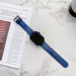 Bracelet transparent en gelée pour Apple Watch Series, 7 41 mm / 6&SE&5&4 40 mm / 3&2&1 38 mm, 7 45 mm / 6&SE&5&4 44 mm / 3&2&1 42 mm