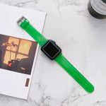 Bracelet transparent en gelée pour Apple Watch Series, 7 41 mm / 6&SE&5&4 40 mm / 3&2&1 38 mm, 7 45 mm / 6&SE&5&4 44 mm / 3&2&1 42 mm