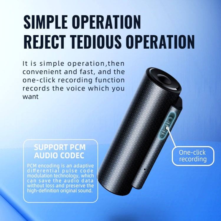 Stylo enregistreur vocal intelligent Q76 HD avec réduction de bruit et fort aimant, 4GB, 8GB, 16GB, 32GB