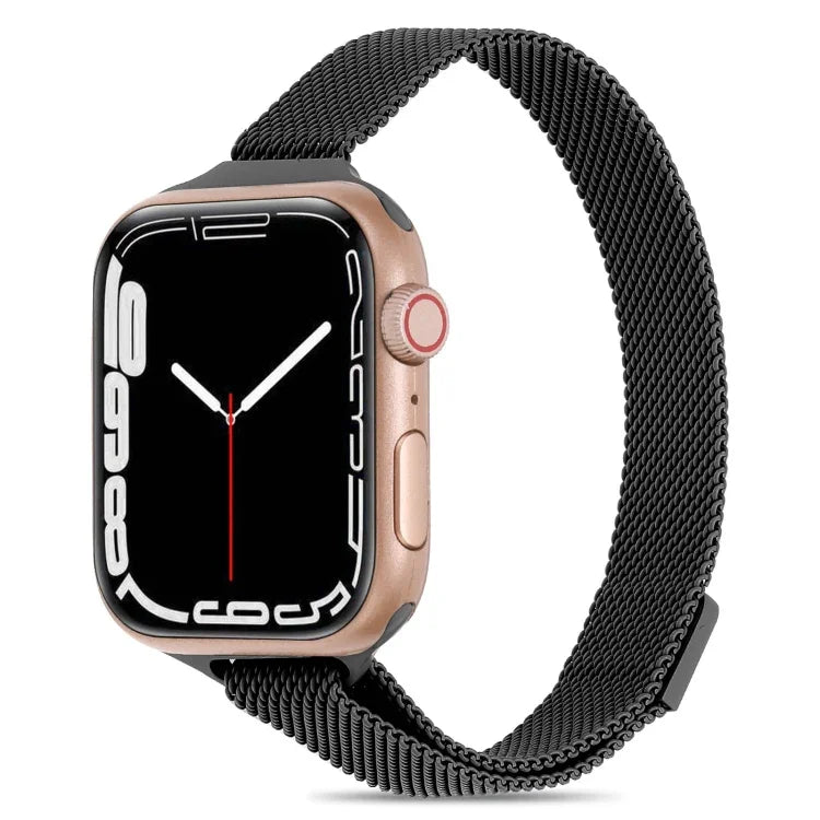 Bracelet de montre milanais petite taille pour Apple Watch Series, 7 41mm / 6&SE&5&4 40mm / 3&2&1 38mm, 7 45mm / 6&SE&5&4 44mm / 3&2&1 42mm