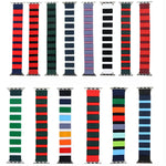 Bracelet de montre en silicone à épissure pour Apple Watch Series, 7 41mm / 6&SE&5&4 40mm / 3&2&1 38mm, 7 45mm / 6&SE&5&4 44mm / 3&2&1 42mm