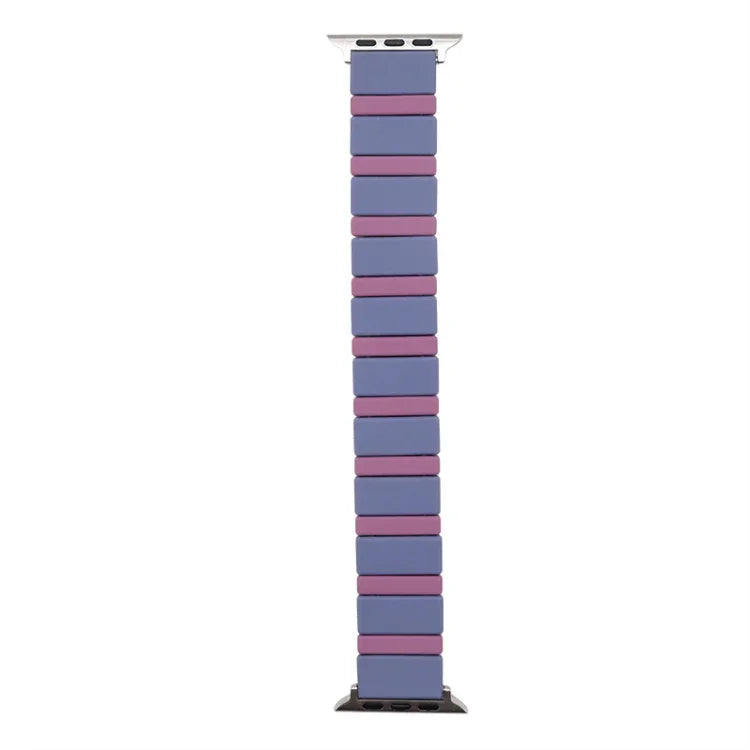 Bracelet de montre en silicone à épissure pour Apple Watch Series, 7 41mm / 6&SE&5&4 40mm / 3&2&1 38mm, 7 45mm / 6&SE&5&4 44mm / 3&2&1 42mm