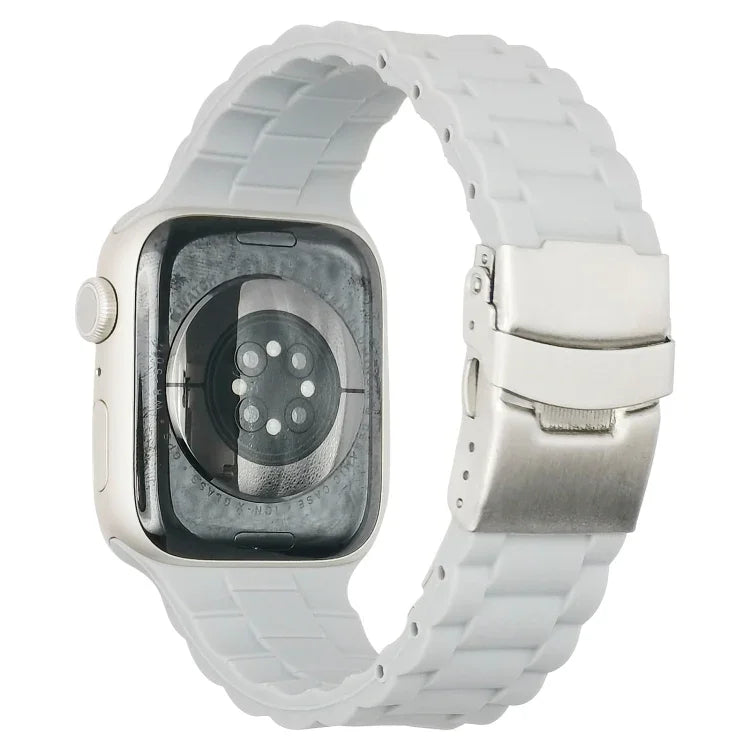 Bracelet à trois perles pour Apple Watch Series, 7 41 mm / 6&SE&5&4 40 mm / 3&2&1 38 mm, 7 45 mm / 6&SE&5&4 44 mm / 3&2&1 42 mm
