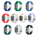 Bracelet à trois perles pour Apple Watch Series, 7 41 mm / 6&SE&5&4 40 mm / 3&2&1 38 mm, 7 45 mm / 6&SE&5&4 44 mm / 3&2&1 42 mm