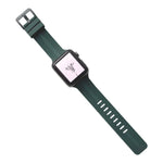 Bracelet de montre en silicone fileté pour Apple Watch Series, 7 41 mm / 6&SE&5&4 40 mm / 3&2&1 38 mm, 7 45 mm / 6&SE&5&4 44 mm / 3&2&1 42 mm