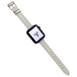 Bracelet de montre en cuir uni pour Apple Watch Series, 7 41mm / 6&SE&5&4 40mm / 3&2&1 38mm, 7 45mm / 6&SE&5&4 44mm / 3&2&1 42mm