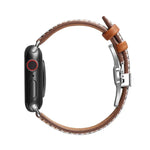 Bracelet de montre amincissant à boucle papillon pour Apple Watch Series, 7 41 mm / 6&SE&5&4 40 mm / 3&2&1 38 mm