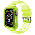 Bracelet Transparent Pour Apple Watch Series 8&7 45mm / SE 2&6&SE&5&4 44mm / 3&2&1 42mm (Brun Transparent), 7 41mm / 6&SE&5&4 40mm / 3&2&1 38mm, 7 45mm / 6&SE&5&4 44mm / 3&2&1 42mm