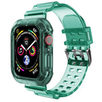 Bracelet Transparent Pour Apple Watch Series 8&7 45mm / SE 2&6&SE&5&4 44mm / 3&2&1 42mm (Brun Transparent), 7 41mm / 6&SE&5&4 40mm / 3&2&1 38mm, 7 45mm / 6&SE&5&4 44mm / 3&2&1 42mm