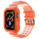 Bracelet Transparent Pour Apple Watch Series 8&7 45mm / SE 2&6&SE&5&4 44mm / 3&2&1 42mm (Brun Transparent), 7 41mm / 6&SE&5&4 40mm / 3&2&1 38mm, 7 45mm / 6&SE&5&4 44mm / 3&2&1 42mm