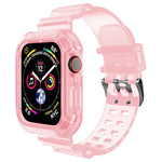 Bracelet Transparent Pour Apple Watch Series 8&7 45mm / SE 2&6&SE&5&4 44mm / 3&2&1 42mm (Brun Transparent), 7 41mm / 6&SE&5&4 40mm / 3&2&1 38mm, 7 45mm / 6&SE&5&4 44mm / 3&2&1 42mm