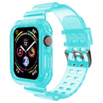 Bracelet Transparent Pour Apple Watch Series 8&7 45mm / SE 2&6&SE&5&4 44mm / 3&2&1 42mm (Brun Transparent), 7 41mm / 6&SE&5&4 40mm / 3&2&1 38mm, 7 45mm / 6&SE&5&4 44mm / 3&2&1 42mm