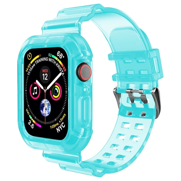 Bracelet Transparent Pour Apple Watch Series 8&7 45mm / SE 2&6&SE&5&4 44mm / 3&2&1 42mm (Brun Transparent), 7 41mm / 6&SE&5&4 40mm / 3&2&1 38mm, 7 45mm / 6&SE&5&4 44mm / 3&2&1 42mm