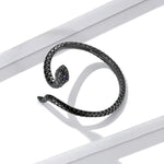 Bague femme serpent mystérieux en argent sterling S925, serpent mystérieux