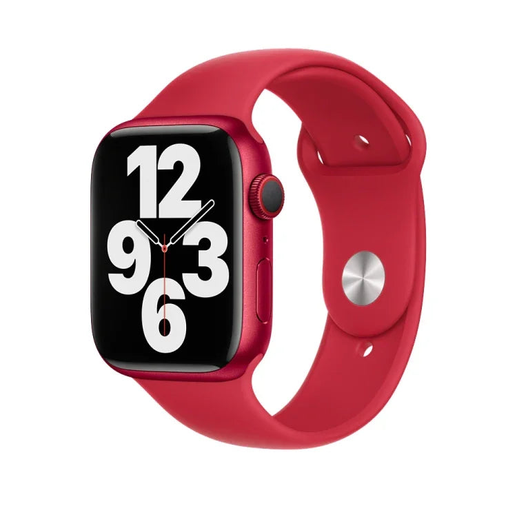 Silicone Watch Band For Apple Watch Series, For Apple Watch 42mm / 41mm / 40mm / 38mm, For Apple Watch 46mm / 49mm / 45mm / 44mm