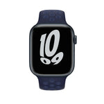 Bracelet de montre sport en silicone pour Apple Watch Series, 7 41 mm / 6&SE&5&4 40 mm / 3&2&1 38 mm, 7 45 mm / 6&SE&5&4 44 mm / 3&2&1 42 mm