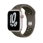Bracelet de montre sport en silicone pour Apple Watch Series, 7 41 mm / 6&SE&5&4 40 mm / 3&2&1 38 mm, 7 45 mm / 6&SE&5&4 44 mm / 3&2&1 42 mm