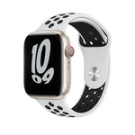 Bracelet de montre sport en silicone pour Apple Watch Series, 7 41 mm / 6&SE&5&4 40 mm / 3&2&1 38 mm, 7 45 mm / 6&SE&5&4 44 mm / 3&2&1 42 mm