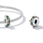 Accessoires pour bracelet et collier DIY en perles papillon et fleurs en argent sterling S925, Papillon Fleur