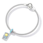 S925 Argent Sterling Tarot Soleil Pendentif DIY Bracelet Collier Accessoires, Tarot Soleil