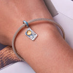 S925 Argent Sterling Tarot Soleil Pendentif DIY Bracelet Collier Accessoires, Tarot Soleil