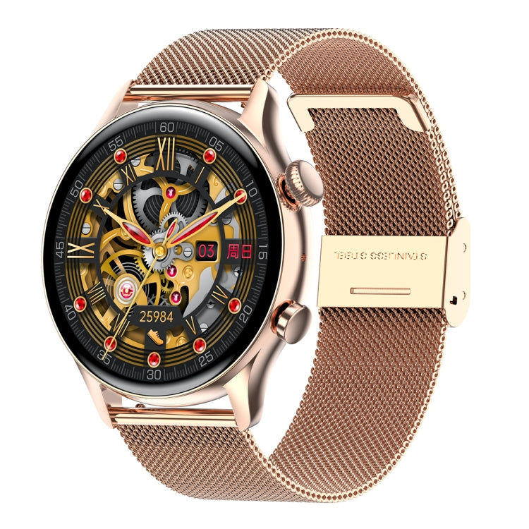 Montre Intelligente HK8Pro Écran AMOLED 1,36 pouce Bracelet Acier, Support Fonction NFC / Surveillance de l’Oxygène Sanguin, Bracelet Acier (Noir), Bracelet Acier (Or), Bracelet Acier (Argent)
