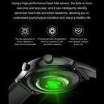 Montre connectée HK8Pro avec écran AMOLED de 1,36 pouce et bracelet en cuir, prend en charge la fonction NFC / la surveillance de l'oxygène sanguin, bracelet en cuir (noir), bracelet en cuir (doré), bracelet en cuir (argenté)