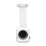 Boîtier de montre en silicone pour infirmière avec broche pour Apple Watch Series, 7 41mm / 6&SE&5&4 40mm / 3&2&1 38mm, 7 45mm / 6&SE&5&4 44mm / 3&2&1 42mm