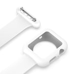 Boîtier de montre en silicone pour infirmière avec broche pour Apple Watch Series, 7 41mm / 6&SE&5&4 40mm / 3&2&1 38mm, 7 45mm / 6&SE&5&4 44mm / 3&2&1 42mm