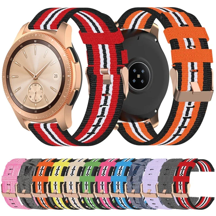 Bracelet en toile de nylon 46 mm, pour Galaxy Watch
