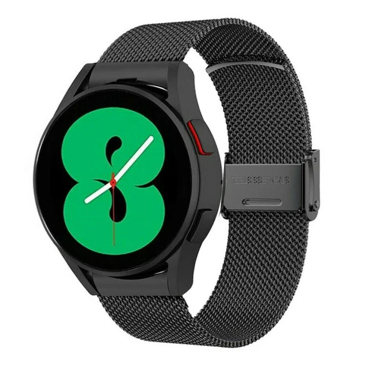 Bracelet de montre en acier inoxydable milanais, pour Samsung Galaxy Watch4 40mm / 44mm