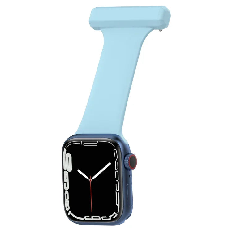 Silicone Nurse Watch Band For Apple Watch Series, 7 45mm / 6&SE&5&4 44mm / 3&2&1 42mm, 7 41mm / 6&SE&5&4 40mm / 3&2&1 38mm