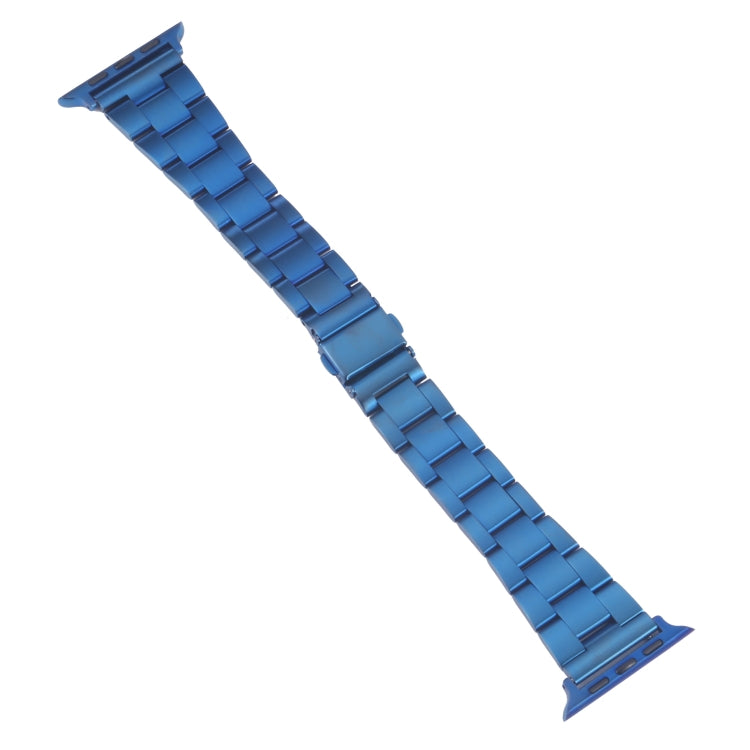 Bracelet de montre à dégagement rapide et taille fine pour Apple Watch Series, 7 45mm / 6&SE&5&4 44mm / 3&2&1 42mm, 7 41mm / 6&SE&5&4 40mm / 3&2&1 38mm (Bleu, 7 41mm / 6&SE&5&4 40mm / 3&2&1 38mm)