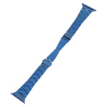 Bracelet de montre à dégagement rapide et taille fine pour Apple Watch Series, 7 45mm / 6&SE&5&4 44mm / 3&2&1 42mm, 7 41mm / 6&SE&5&4 40mm / 3&2&1 38mm (Bleu, 7 41mm / 6&SE&5&4 40mm / 3&2&1 38mm)