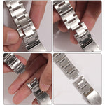 Bracelet de montre à dégagement rapide et taille fine pour Apple Watch Series, 7 45mm / 6&SE&5&4 44mm / 3&2&1 42mm, 7 41mm / 6&SE&5&4 40mm / 3&2&1 38mm (Bleu, 7 41mm / 6&SE&5&4 40mm / 3&2&1 38mm)