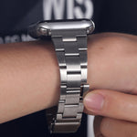 Bracelet de montre à dégagement rapide et taille fine pour Apple Watch Series, 7 45mm / 6&SE&5&4 44mm / 3&2&1 42mm, 7 41mm / 6&SE&5&4 40mm / 3&2&1 38mm (Bleu, 7 41mm / 6&SE&5&4 40mm / 3&2&1 38mm)