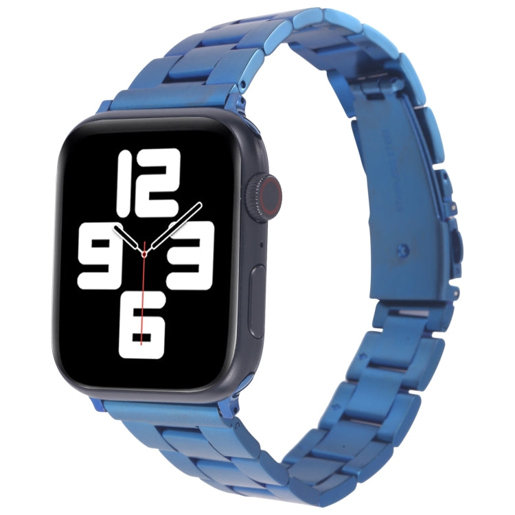 Bracelet de montre à dégagement rapide et taille fine pour Apple Watch Series, 7 45mm / 6&SE&5&4 44mm / 3&2&1 42mm, 7 41mm / 6&SE&5&4 40mm / 3&2&1 38mm (Bleu, 7 41mm / 6&SE&5&4 40mm / 3&2&1 38mm)