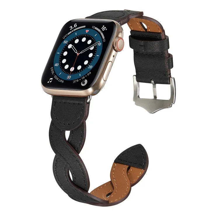 Bracelet tressé pour Apple Watch Series, 7 41mm / 6&SE&5&4 40mm / 3&2&1 38mm, 7 45mm / 6&SE&5&4 44mm / 3&2&1 42mm